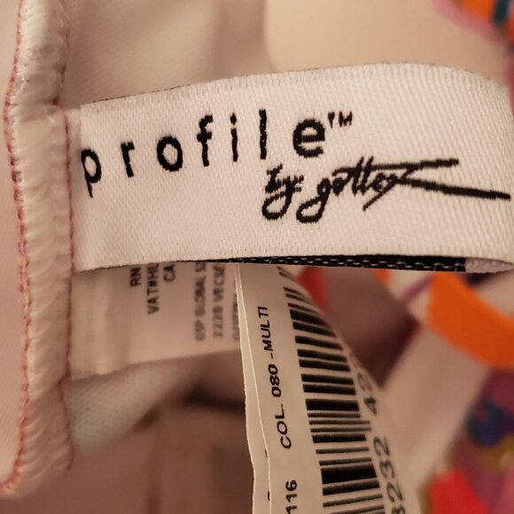 Profile by‎ Gottex Tropikaia Tie Front One Piece Swimsuit SZ 12 NWT - Picture 7 of 8